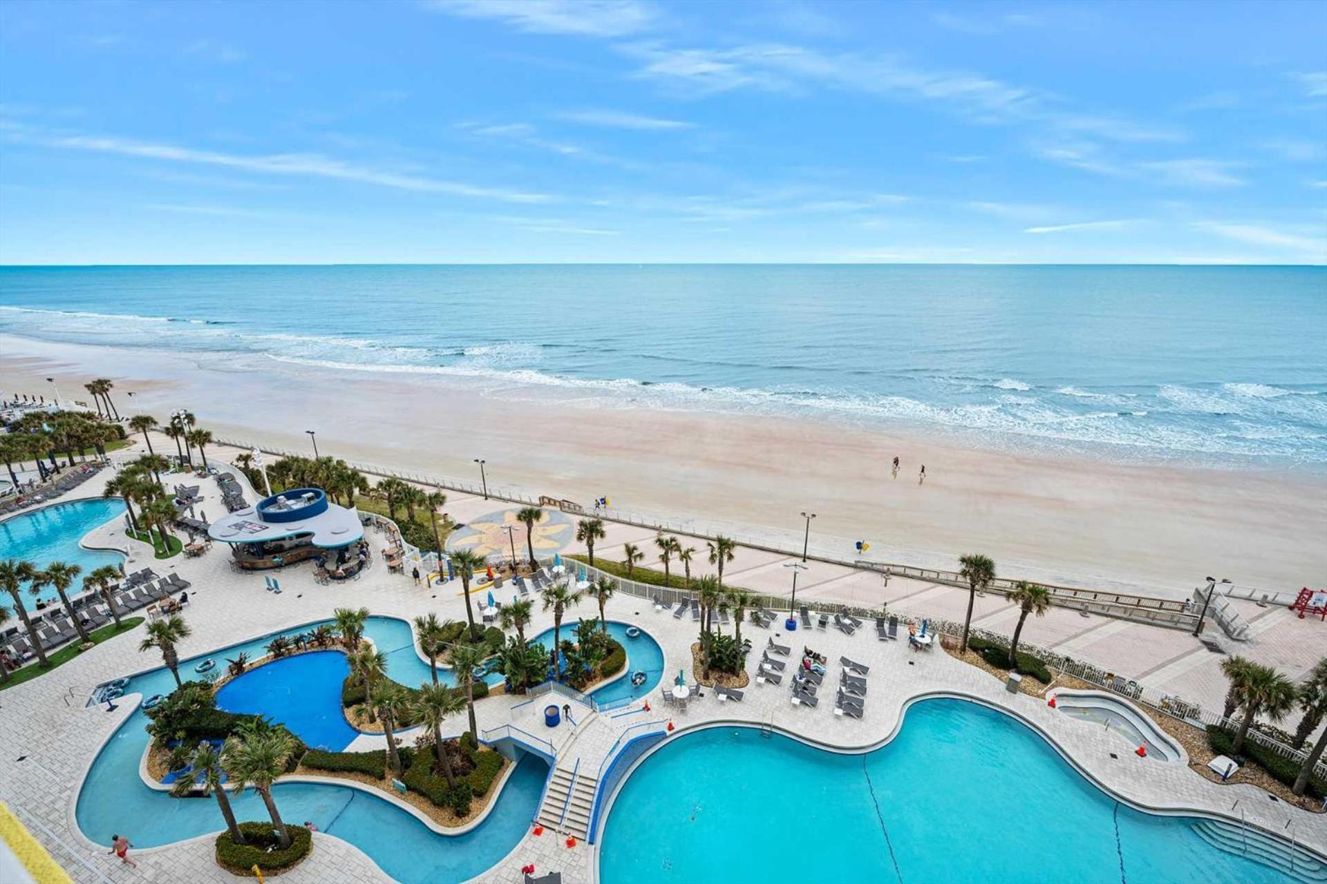 Luxury 10Th Floor 1 Bedroom Condo Direct Oceanfront Wyndham Ocean Walk Resort Daytona Beach | 1006 Eksteriør billede